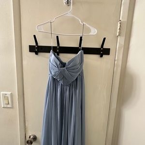 Dusty Blue Convertible Bridesmaid Dress